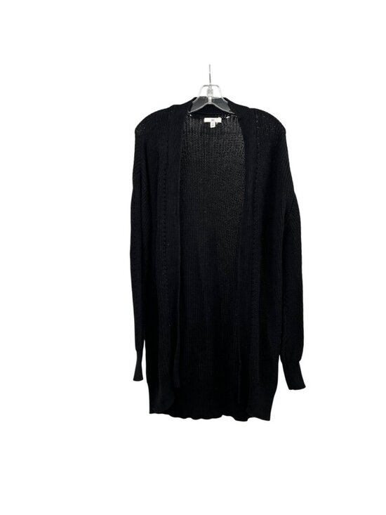 bp Sweaters - BP Womens Knit Duster Cardigan Open Front Long Sleeve Black Size XS